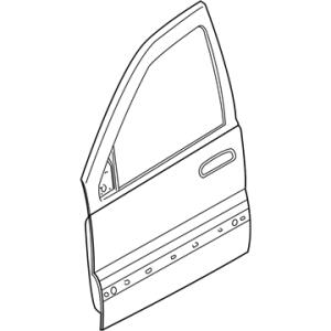 Front Door Right Side for Jeep WJ 99-04 Front Door Right Side for Jeep WJ 99-04