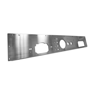 Replacement Stainless Steel Dash Panel with Pre-Cut Gauge Holes For 76-86 Jeep CJ-5 CJ-7 &amp CJ-8 Scrambler