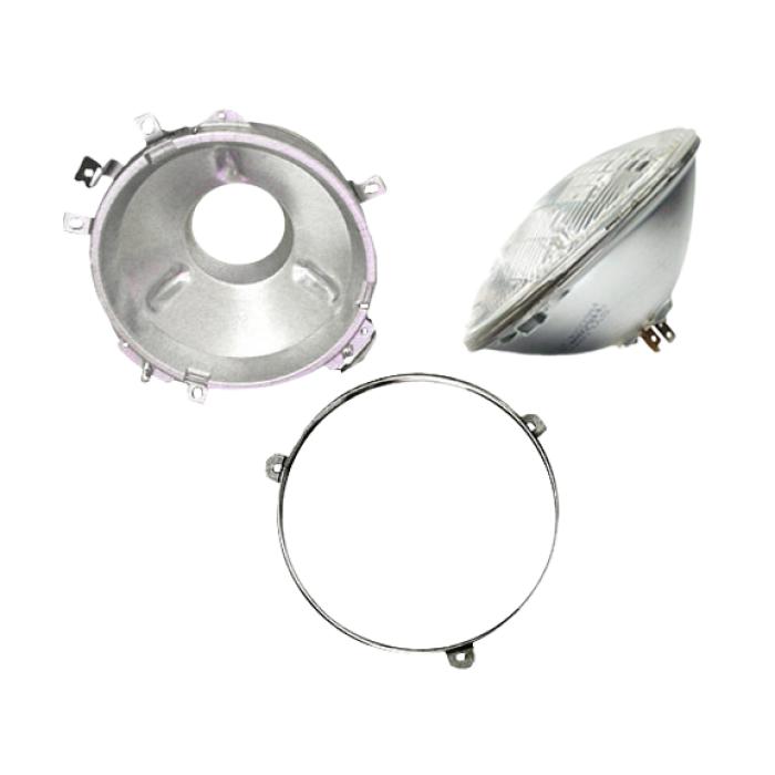 Headlight Assembly For 7286 Jeep CJ5 CJ7. CJ8 Scrambler Somar 4X4