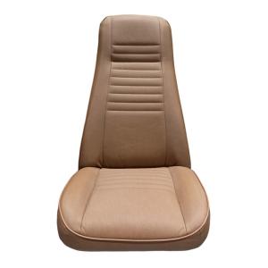 Front Bucket Seat for Jeep CJ 1975-1995 in Brown Levis-1