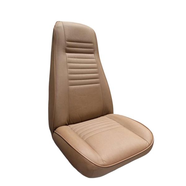 Front Bucket Seat for Jeep CJ 1975-1995 in Brown Levis-3