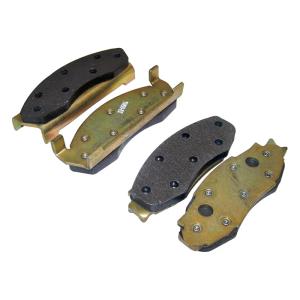 Semi-Metallic Front Disc Brake Pad Set for 78-81 Jeep CJ with Two Bolt Caliper Plate