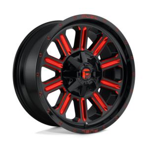 20×10 Hardline  Gloss Black Milled w/ Red Accents – Fuel Off-Road