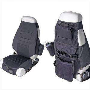 Fabric Seat Protectors Black For 76-06 Jeep CJ/Wrangler YJ/TJ