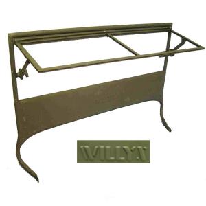 Steel Windshield Frame for 46-49 Jeep CJ-2A with Willys Logo