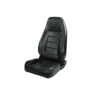 High-Back Front Seat Reclinable Black For 76-02 Jeep CJ/Wrangler YJ/TJ