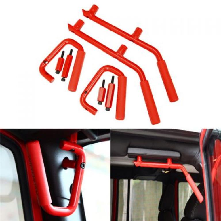 Aluminum Grab Handles For Jeep Wrangler JK 2007-2018 - Somar 4X4 - The ...