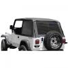 Frameless Trail Top Kit w/ Door Skins & Surrounds Black Diamond 1992-1995 Jeep Wrangler YJ
