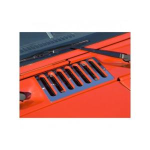 COWL VENT COVER STAINLESS STEEL 2007-2016 JEEP WRANGLER JK