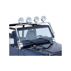 Full Frame Light Bar Stainless Steel 97-06 Jeep Wrangler TJ