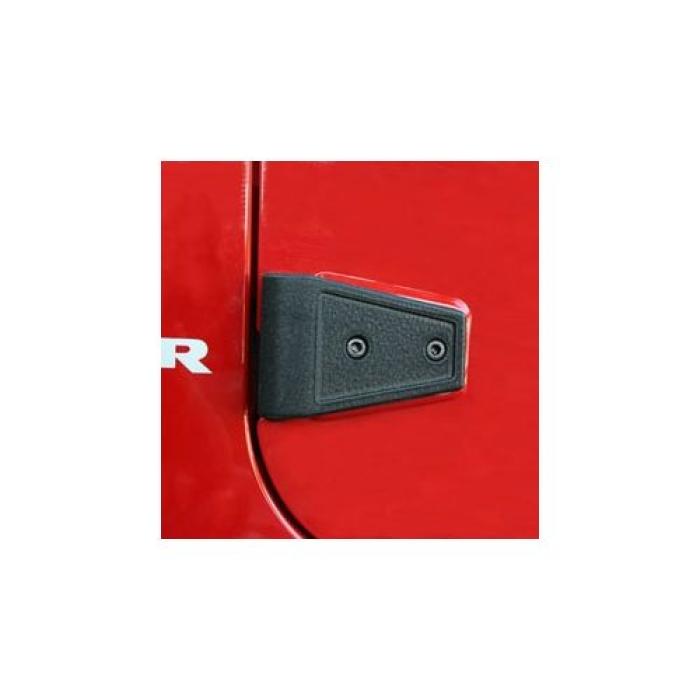 Door Hinge Cover 2 DR Texture Black 20072017 Jeep Wrangler JK Somar