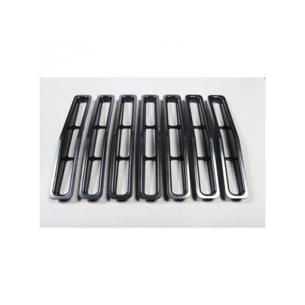 Grille Inserts in Black for 1987-1995 Jeep Wrangler YJ