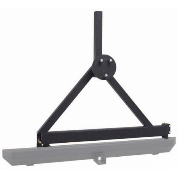 Classic Rear Rock Crawling Bumper With Hitch & Tire Carrier (Black) from Rugged Ridge