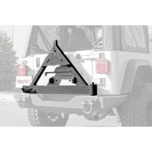 Tire Carrier Mount Add-On for XHD Rear Bumper (Textured Black) from Rugged Ridge