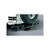 DOUBLE TUBE REAR BUMPER WITH HITCH 3 INCH 87-06 JEEP WRANGLER YJ/TJ