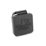 Rugged Ridge 2" Receiver Hitch Plug With Rugged Ridge Logo - Black