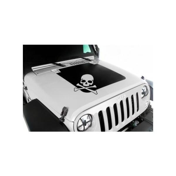 HOOD DECAL SKULL 0716 JEEP WRANGLER JK Somar Motor LLC