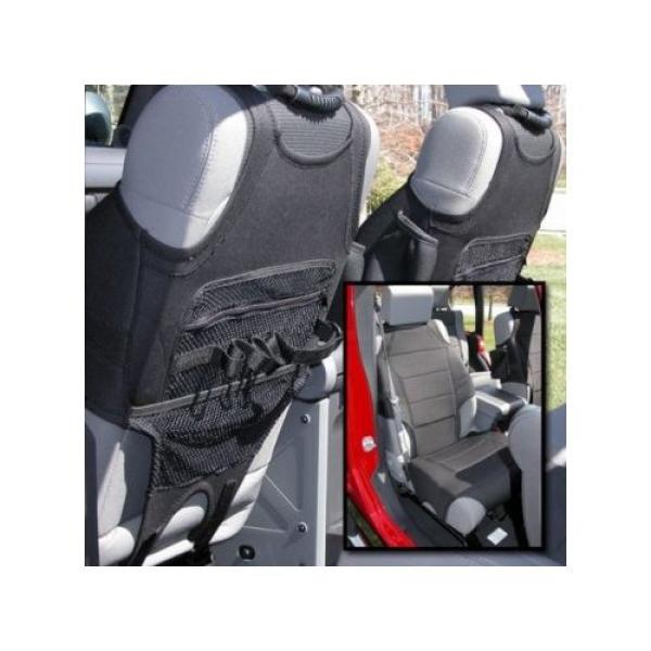 NEOPRENE SEAT VESTS BLACK 2007-2017 JEEP WRANGLER JK & UNLIMITED