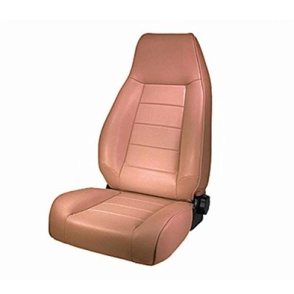 HIGH-BACK FRONT SEAT RECLINABLE NUTMEG 76-02 JEEP CJ/WRANGLER YJ/TJ