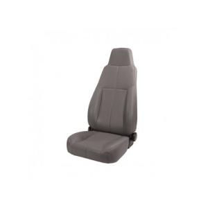 HIGH-BACK FRONT SEAT RECLINABLE GRAY 76-02 JEEP CJ/WRANGLER YJ/TJ