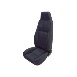 HIGH-BACK FRONT SEAT RECLINABLE BLACK DENIM FOR 76-02 CJ/WRANGLER YJ/TJ