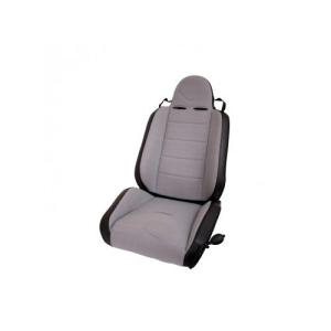 RRC Off Road Racing Seat Reclinable Gray For 76-02 CJ/Wrangler YJ/TJ