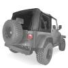 XHD Replacement Soft Top w/ Tinted Windows without Doors Black Denim 1997-2006 Jeep Wrangler TJ