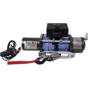 8500lbs Performance Winch with Prewound Synthetic Rope from Rugged Ridge