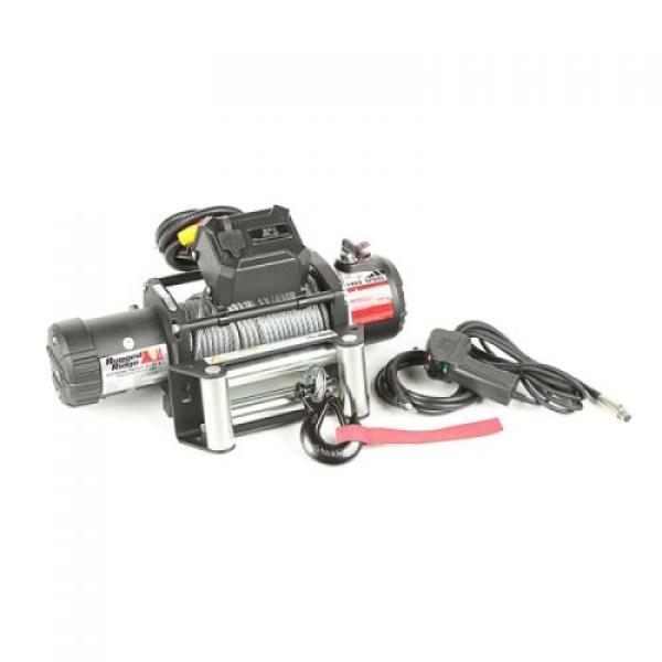 Rugged Ridge Nautic Heavy Duty Series Winch with Steel Cable and Roller Fairlead - 9,500 lbs