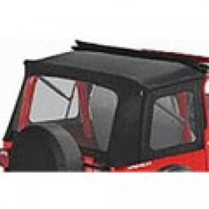 Clear Tailgate Window Black for Jeep  JK 07-10