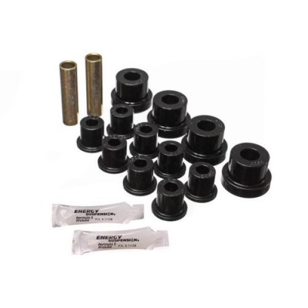 Energy Suspension OE Front Leaf Spring Bushings in Black for 1976-1986 Jeep CJ