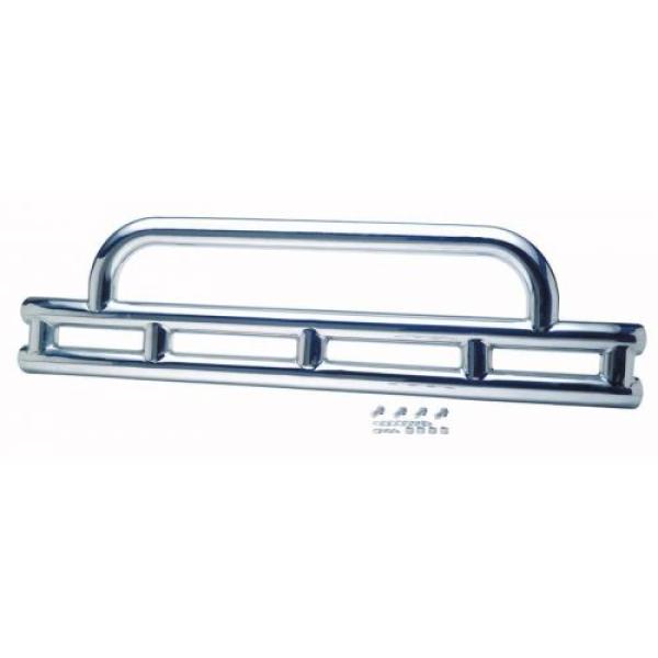 3" Double Tube Front Bumper Polished Stainless Steel;  1987-1995 Jeep Wrangler YJ - Kentrol