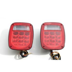Tail Lamp LED W/Red Lens – Jeep CJ’S 1975-1985 &amp Jeep Wrangler YJ 1987-1995 (Left &amp Right)
