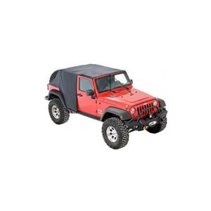 Pavement Ends Emergency Top with Storage Sack and Rain Ponchos for Jeep Wrangler JK (4-Door)