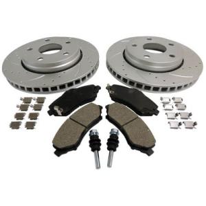 Performance Brake Kit (Front Drilled & Slotted) for Jeep Wrangler JK & Unlimited (2007-2016)