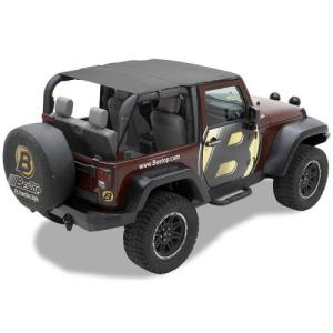 Header Safari Bikini Top for Jeep Wrangler JK 2010-2018 2 Door