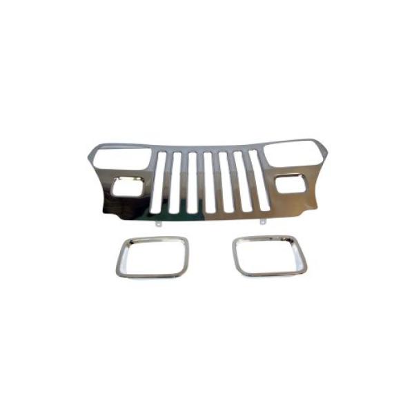 Stainless Steel Grille Overlay Kit