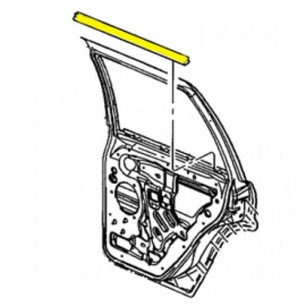 Weatherstrip Rear Door Belt Inner Right