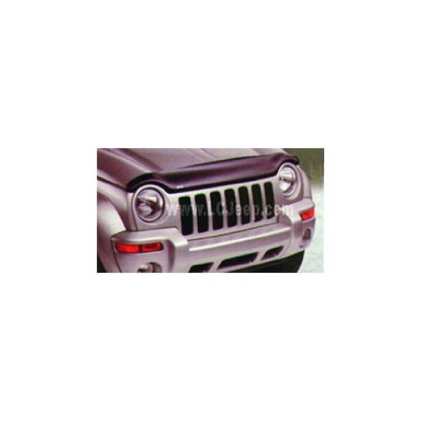 Front Air Deflector Tinted Jeep Logo 2002-2007 Jeep Liberty KJ