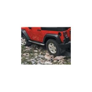 4″ Aluminum Tubular Side Step Single Chrome 2007-2016 Jeep Wrangler Unlimited JK