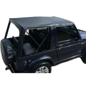 Safari Top for 1986-1995 Suzuki Samurai Black Denim