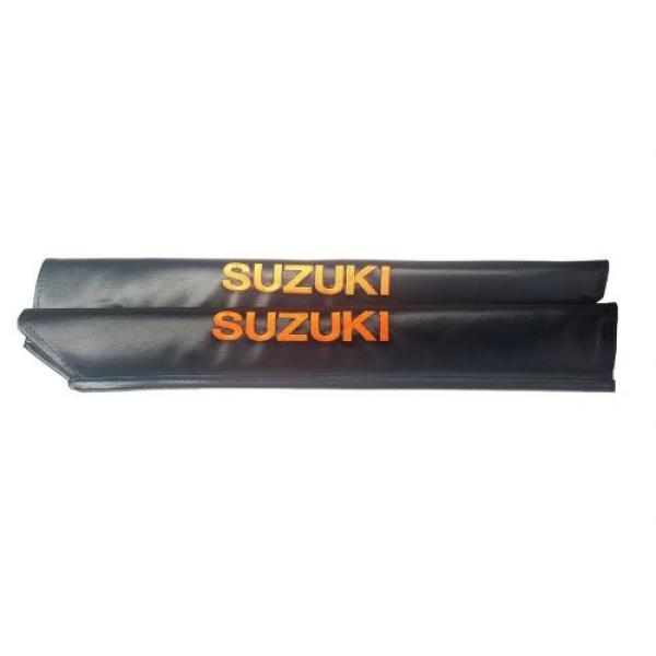 Sport Bar Cover Roll Cage Pad Black With Samurai Logo Orange for 1986-1994 Suzuki Samurai