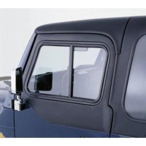 Rampage Jeep Denim Window Slider Soft Top Material Black 1987-1995 Jeep Wrangler YJ