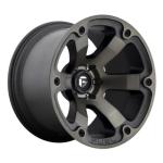 Beast Wheel Machined Black and Dark Tint; 2018 Jeep Wrangler JL & Unlimited JL w/ 20x9 w/ 5.0 Back Space - Fuel Off-Road