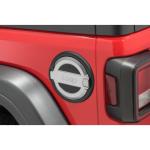 Fuel Filler Door Satin Chrome 2018 Jeep Wrangler JL & Unlimited JL