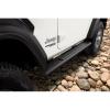 Tubular Side Steps Black 2018 Jeep Wrangler JL (2 Door)