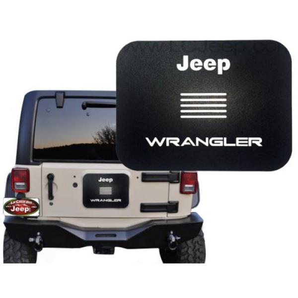 Rear Tailgate Cover (Jeep Grille & Wrangler) for Jeep Wrangler JK (2007-2016)