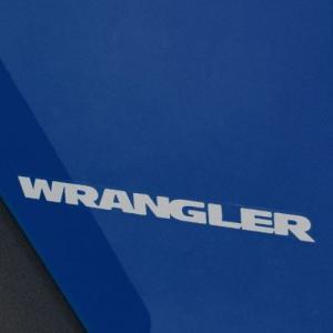 Wrangler Decal Silver 2007-2016 Jeep Wrangler JK &amp Wrangler Unlimited JK