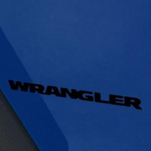 Wrangler Decal Black 2007-2016 Jeep Wrangler JK &amp Wrangler Unlimited JK