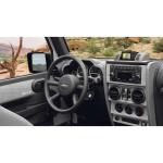 Interior Trim Kit Full Door with Manual Window Brushed Silver 2007-2010 Jeep Wrangler JK & Unlimited